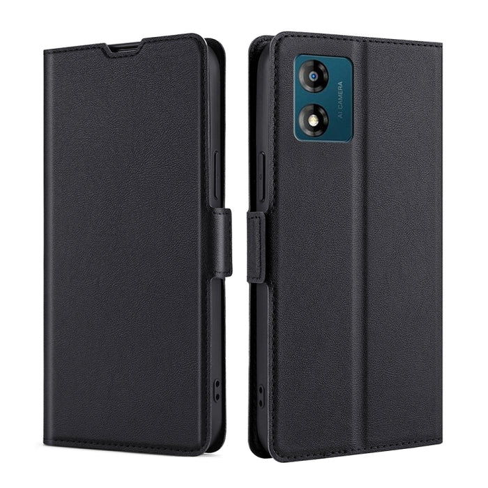 Estuche para teléfono de cuero con tapa horizontal y hebilla lateral ultradelgada de voltaje, For Motorola Moto E13 4G, For OPPO A17k, For OPPO Reno8 T 4G, For Xiaomi Poco X5 Pro / Redmi Note 12 Pro Speed, For Honor X9a 5G