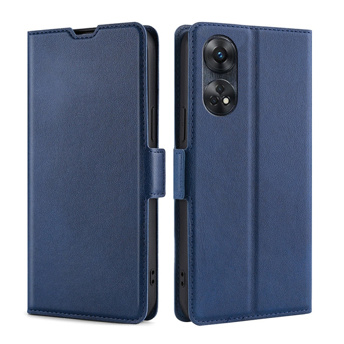 Estuche para teléfono de cuero con tapa horizontal y hebilla lateral ultradelgada de voltaje, For Motorola Moto E13 4G, For OPPO A17k, For OPPO Reno8 T 4G, For Xiaomi Poco X5 Pro / Redmi Note 12 Pro Speed, For Honor X9a 5G