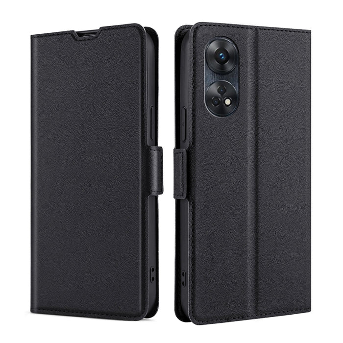 Estuche para teléfono de cuero con tapa horizontal y hebilla lateral ultradelgada de voltaje, For Motorola Moto E13 4G, For OPPO A17k, For OPPO Reno8 T 4G, For Xiaomi Poco X5 Pro / Redmi Note 12 Pro Speed, For Honor X9a 5G