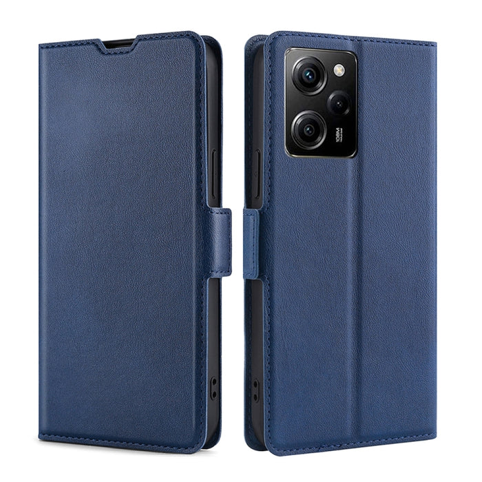 Estuche para teléfono de cuero con tapa horizontal y hebilla lateral ultradelgada de voltaje, For Motorola Moto E13 4G, For OPPO A17k, For OPPO Reno8 T 4G, For Xiaomi Poco X5 Pro / Redmi Note 12 Pro Speed, For Honor X9a 5G