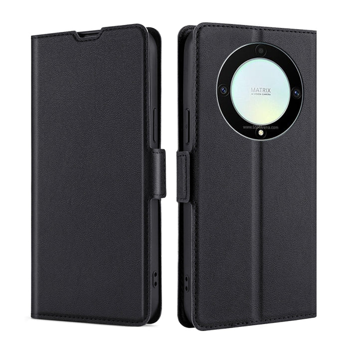 Estuche para teléfono de cuero con tapa horizontal y hebilla lateral ultradelgada de voltaje, For Motorola Moto E13 4G, For OPPO A17k, For OPPO Reno8 T 4G, For Xiaomi Poco X5 Pro / Redmi Note 12 Pro Speed, For Honor X9a 5G
