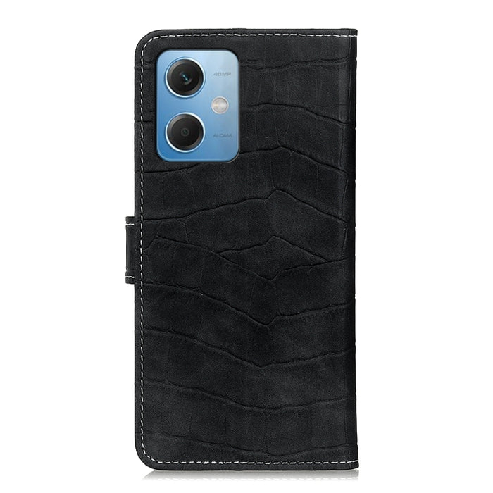 Estuche para teléfono de cuero con textura de cocodrilo, For Xiaomi Redmi Note 12 5G, For Xiaomi Redmi Note 12 Pro 5G, For Xiaomi Redmi Note 12 Pro+ 5G