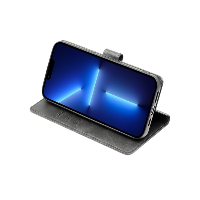 Estuche para teléfono de cuero con tapa y hebilla con textura de becerro, For Motorola Moto E13 4G, For OPPO A17k, For OPPO Reno8 T 4G, For Xiaomi Poco X5 Pro / Redmi Note 12 Pro Speed, For Honor X9a 5G