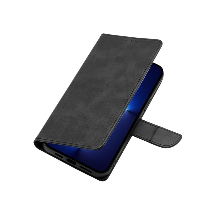 Estuche para teléfono de cuero con tapa y hebilla con textura de becerro, For Motorola Moto E13 4G, For OPPO A17k, For OPPO Reno8 T 4G, For Xiaomi Poco X5 Pro / Redmi Note 12 Pro Speed, For Honor X9a 5G