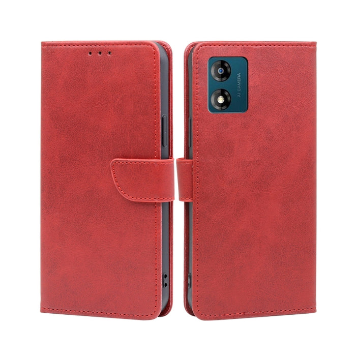 Estuche para teléfono de cuero con tapa y hebilla con textura de becerro, For Motorola Moto E13 4G, For OPPO A17k, For OPPO Reno8 T 4G, For Xiaomi Poco X5 Pro / Redmi Note 12 Pro Speed, For Honor X9a 5G