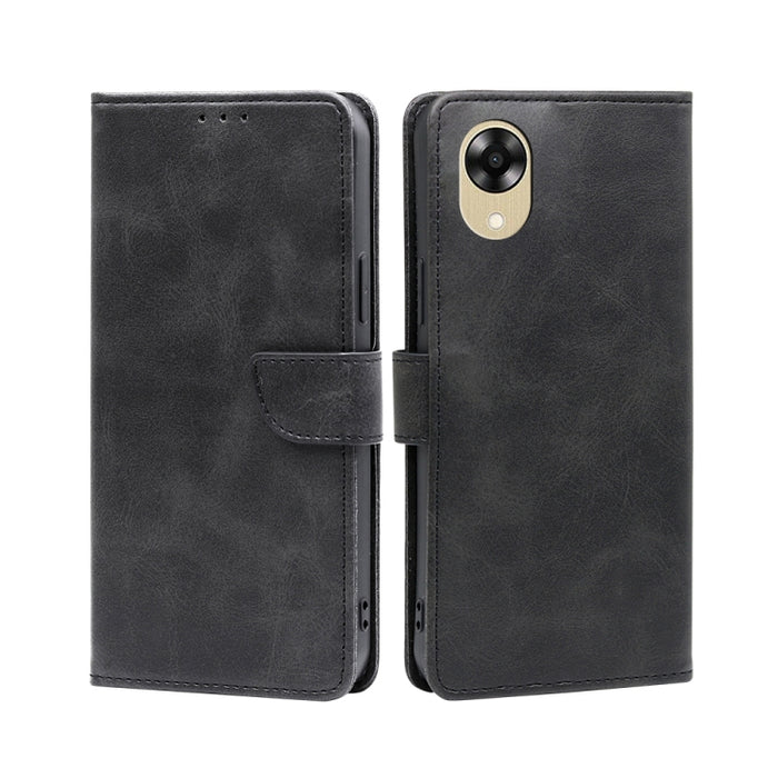 Estuche para teléfono de cuero con tapa y hebilla con textura de becerro, For Motorola Moto E13 4G, For OPPO A17k, For OPPO Reno8 T 4G, For Xiaomi Poco X5 Pro / Redmi Note 12 Pro Speed, For Honor X9a 5G