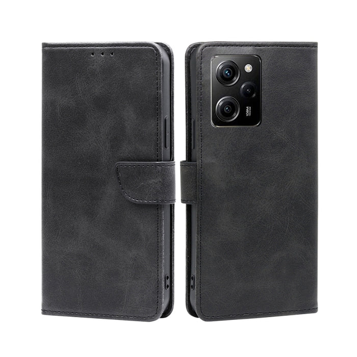 Estuche para teléfono de cuero con tapa y hebilla con textura de becerro, For Motorola Moto E13 4G, For OPPO A17k, For OPPO Reno8 T 4G, For Xiaomi Poco X5 Pro / Redmi Note 12 Pro Speed, For Honor X9a 5G