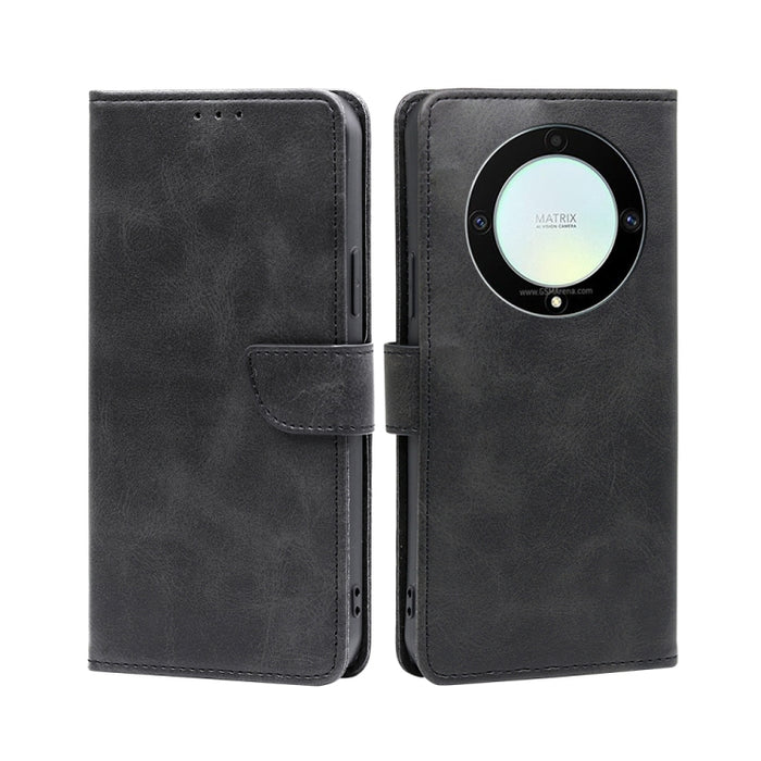 Estuche para teléfono de cuero con tapa y hebilla con textura de becerro, For Motorola Moto E13 4G, For OPPO A17k, For OPPO Reno8 T 4G, For Xiaomi Poco X5 Pro / Redmi Note 12 Pro Speed, For Honor X9a 5G