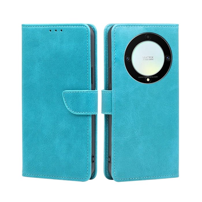 Estuche para teléfono de cuero con tapa y hebilla con textura de becerro, For Motorola Moto E13 4G, For OPPO A17k, For OPPO Reno8 T 4G, For Xiaomi Poco X5 Pro / Redmi Note 12 Pro Speed, For Honor X9a 5G