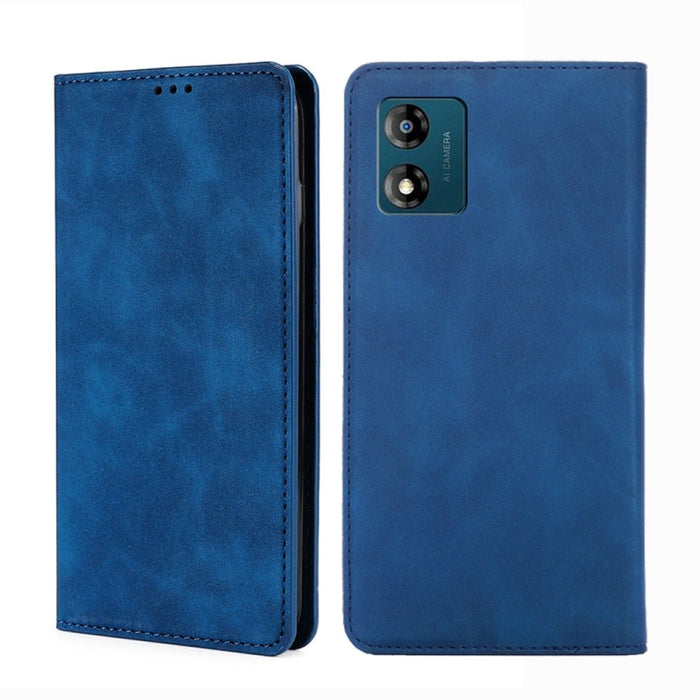 Estuche para teléfono de cuero con tapa horizontal magnética con sensación de piel, For Motorola Moto E13 4G, For OPPO A17k, For OPPO Reno8 T 4G, For Xiaomi Poco X5 Pro / Redmi Note 12 Pro Speed, For Honor X9a 5G