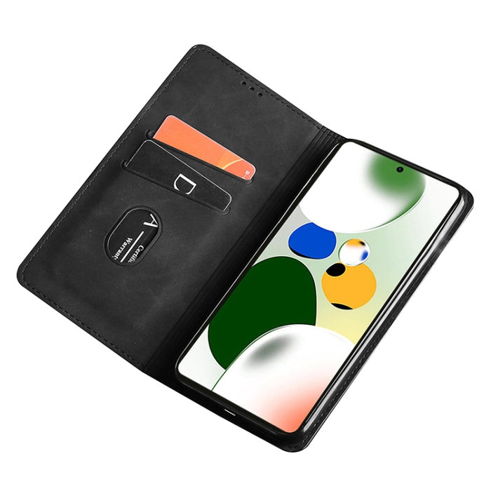 Estuche para teléfono de cuero con tapa horizontal magnética con sensación de piel, For Motorola Moto E13 4G, For OPPO A17k, For OPPO Reno8 T 4G, For Xiaomi Poco X5 Pro / Redmi Note 12 Pro Speed, For Honor X9a 5G