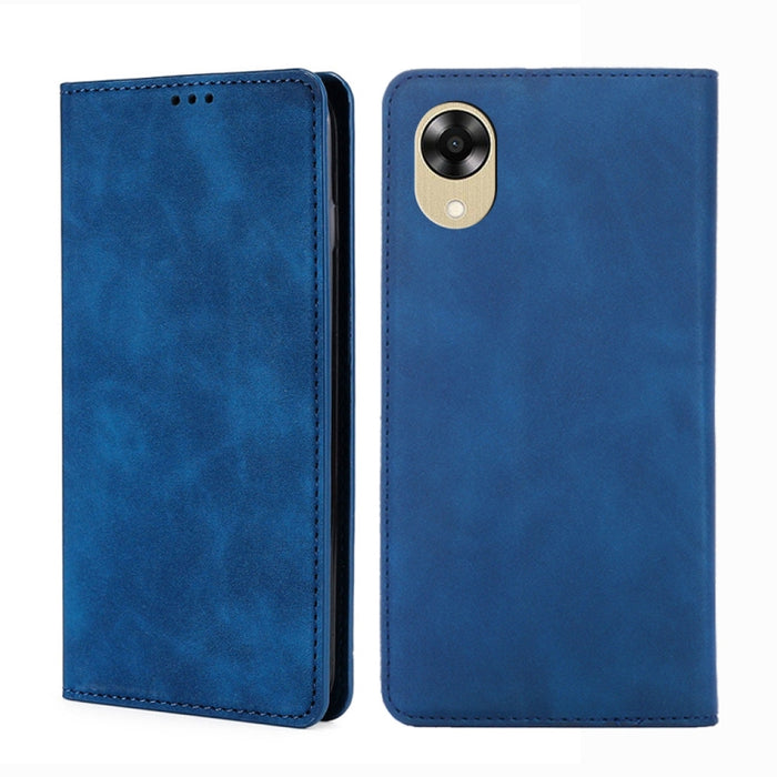 Estuche para teléfono de cuero con tapa horizontal magnética con sensación de piel, For Motorola Moto E13 4G, For OPPO A17k, For OPPO Reno8 T 4G, For Xiaomi Poco X5 Pro / Redmi Note 12 Pro Speed, For Honor X9a 5G