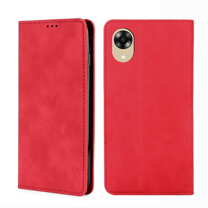 Estuche para teléfono de cuero con tapa horizontal magnética con sensación de piel, For Motorola Moto E13 4G, For OPPO A17k, For OPPO Reno8 T 4G, For Xiaomi Poco X5 Pro / Redmi Note 12 Pro Speed, For Honor X9a 5G