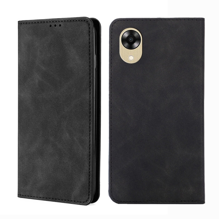 Estuche para teléfono de cuero con tapa horizontal magnética con sensación de piel, For Motorola Moto E13 4G, For OPPO A17k, For OPPO Reno8 T 4G, For Xiaomi Poco X5 Pro / Redmi Note 12 Pro Speed, For Honor X9a 5G