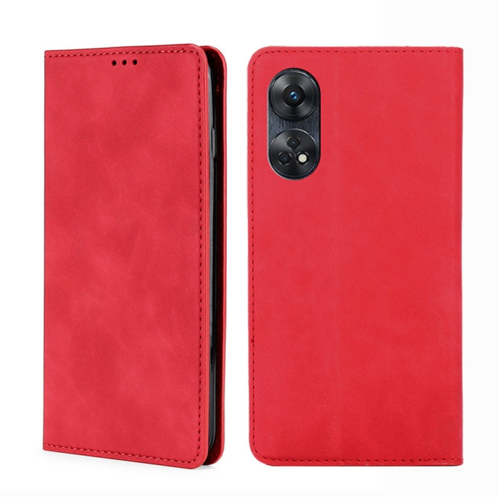 Estuche para teléfono de cuero con tapa horizontal magnética con sensación de piel, For Motorola Moto E13 4G, For OPPO A17k, For OPPO Reno8 T 4G, For Xiaomi Poco X5 Pro / Redmi Note 12 Pro Speed, For Honor X9a 5G