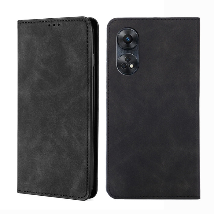 Estuche para teléfono de cuero con tapa horizontal magnética con sensación de piel, For Motorola Moto E13 4G, For OPPO A17k, For OPPO Reno8 T 4G, For Xiaomi Poco X5 Pro / Redmi Note 12 Pro Speed, For Honor X9a 5G