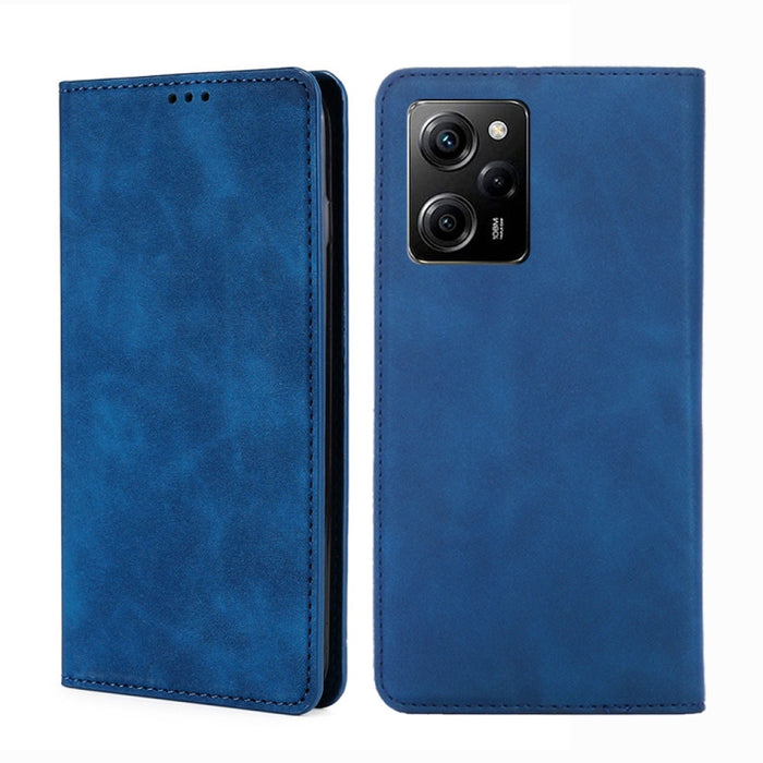 Estuche para teléfono de cuero con tapa horizontal magnética con sensación de piel, For Motorola Moto E13 4G, For OPPO A17k, For OPPO Reno8 T 4G, For Xiaomi Poco X5 Pro / Redmi Note 12 Pro Speed, For Honor X9a 5G