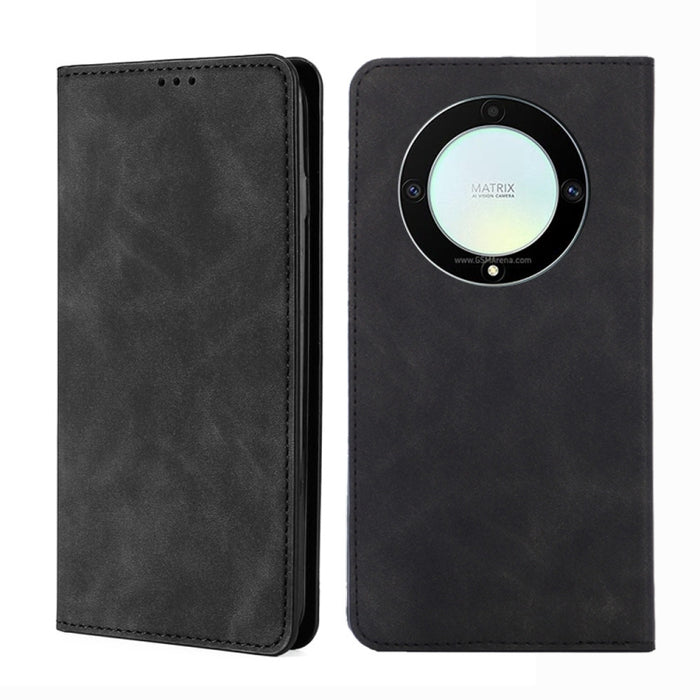Estuche para teléfono de cuero con tapa horizontal magnética con sensación de piel, For Motorola Moto E13 4G, For OPPO A17k, For OPPO Reno8 T 4G, For Xiaomi Poco X5 Pro / Redmi Note 12 Pro Speed, For Honor X9a 5G