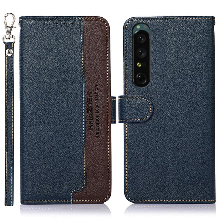 KHAZNEH Estuche para teléfono RFID de cuero con textura de litchi, For OnePlus Ace 2 5G / 11R 5G, For Sony Xperia 1 V, For Sony Xperia 10 V, For Xiaomi Redmi 12C / Redmi 11A