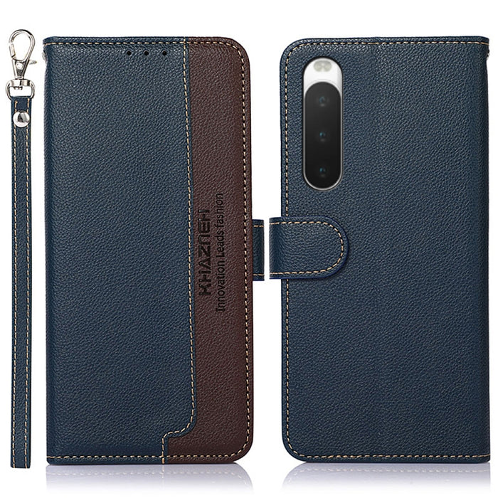 KHAZNEH Estuche para teléfono RFID de cuero con textura de litchi, For OnePlus Ace 2 5G / 11R 5G, For Sony Xperia 1 V, For Sony Xperia 10 V, For Xiaomi Redmi 12C / Redmi 11A