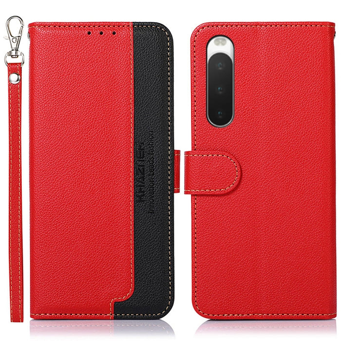 KHAZNEH Estuche para teléfono RFID de cuero con textura de litchi, For OnePlus Ace 2 5G / 11R 5G, For Sony Xperia 1 V, For Sony Xperia 10 V, For Xiaomi Redmi 12C / Redmi 11A
