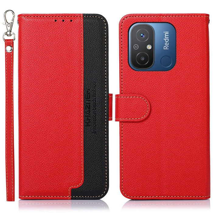 KHAZNEH Estuche para teléfono RFID de cuero con textura de litchi, For OnePlus Ace 2 5G / 11R 5G, For Sony Xperia 1 V, For Sony Xperia 10 V, For Xiaomi Redmi 12C / Redmi 11A