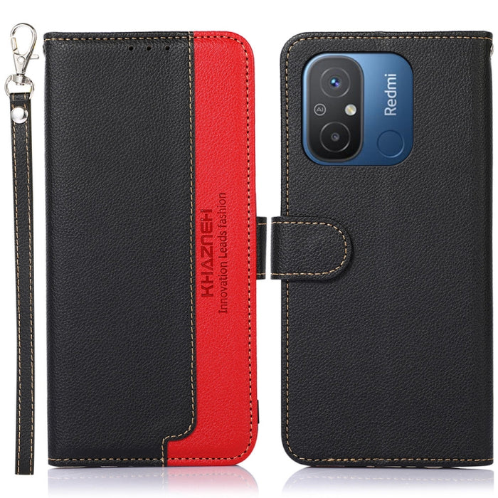 KHAZNEH Estuche para teléfono RFID de cuero con textura de litchi, For OnePlus Ace 2 5G / 11R 5G, For Sony Xperia 1 V, For Sony Xperia 10 V, For Xiaomi Redmi 12C / Redmi 11A