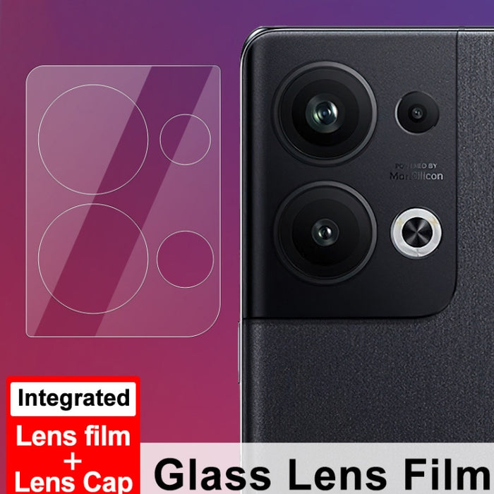 Lente de cámara trasera integrada imak Película de vidrio templado, For OPPO Reno9 Pro+ 5G, For Xiaomi Redmi Note 12 5G India / Poco X5 5G, For Xiaomi Redmi Note 12 Pro Speed / Poco X5 Pro 5G, For ZTE nubia Red Magic 8 Pro / Red Magic 8 Pro+ 5G
