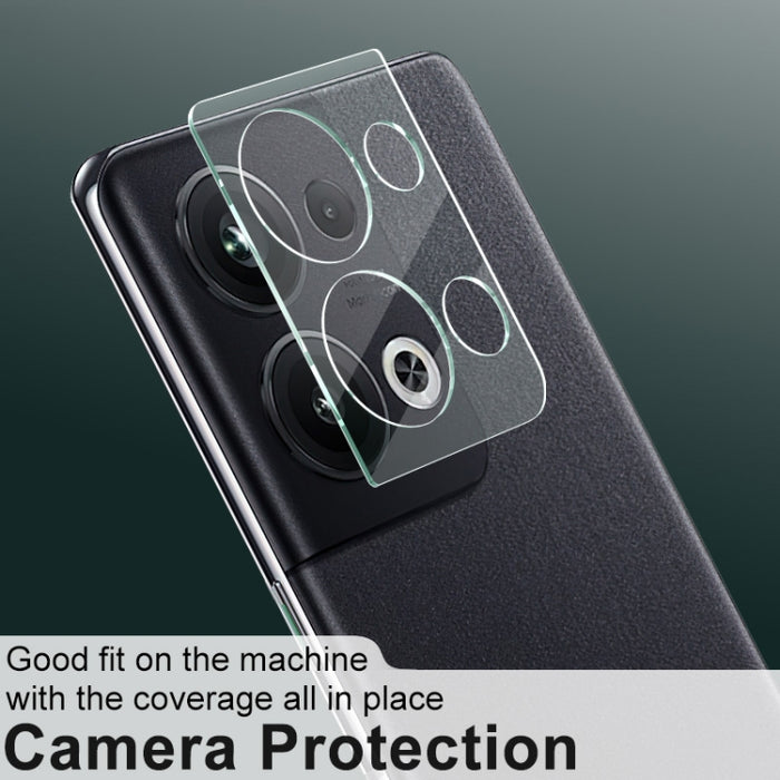 Lente de cámara trasera integrada imak Película de vidrio templado, For OPPO Reno9 Pro+ 5G, For Xiaomi Redmi Note 12 5G India / Poco X5 5G, For Xiaomi Redmi Note 12 Pro Speed / Poco X5 Pro 5G, For ZTE nubia Red Magic 8 Pro / Red Magic 8 Pro+ 5G