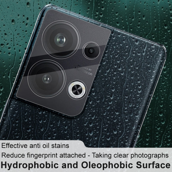 Lente de cámara trasera integrada imak Película de vidrio templado, For OPPO Reno9 Pro+ 5G, For Xiaomi Redmi Note 12 5G India / Poco X5 5G, For Xiaomi Redmi Note 12 Pro Speed / Poco X5 Pro 5G, For ZTE nubia Red Magic 8 Pro / Red Magic 8 Pro+ 5G