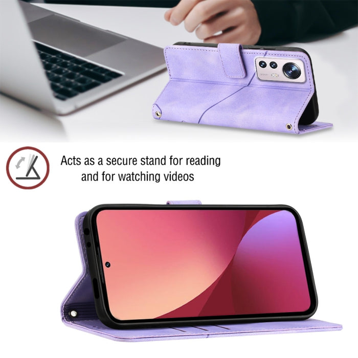 Estuche para teléfono de cuero en relieve con tacto de piel, For Xiaomi 12, For Xiaomi 12 Lite, For Xiaomi 12 Pro, For Xiaomi 12 Ultra / 12S Ultra, For Xiaomi Civi 2, For Xiaomi Poco C40, For Xiaomi Poco M4 5G / M5 4G, For Xiaomi Poco M4 Pro 4G        ...