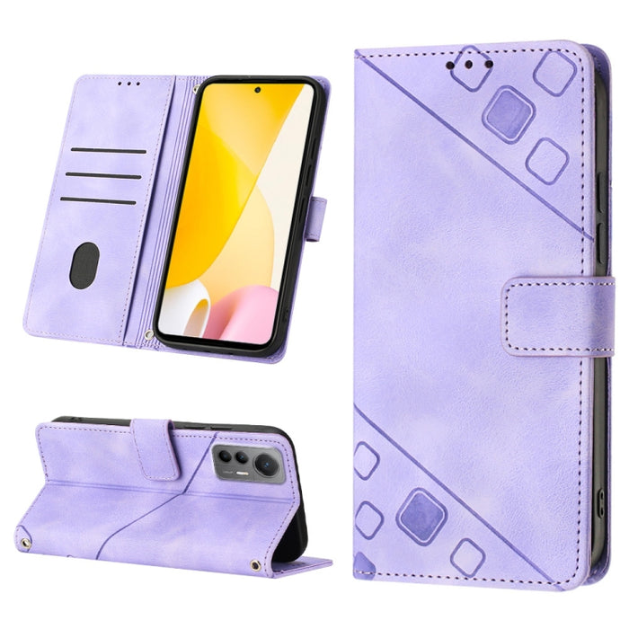 Estuche para teléfono de cuero en relieve con tacto de piel, For Xiaomi 12, For Xiaomi 12 Lite, For Xiaomi 12 Pro, For Xiaomi 12 Ultra / 12S Ultra, For Xiaomi Civi 2, For Xiaomi Poco C40, For Xiaomi Poco M4 5G / M5 4G, For Xiaomi Poco M4 Pro 4G        ...
