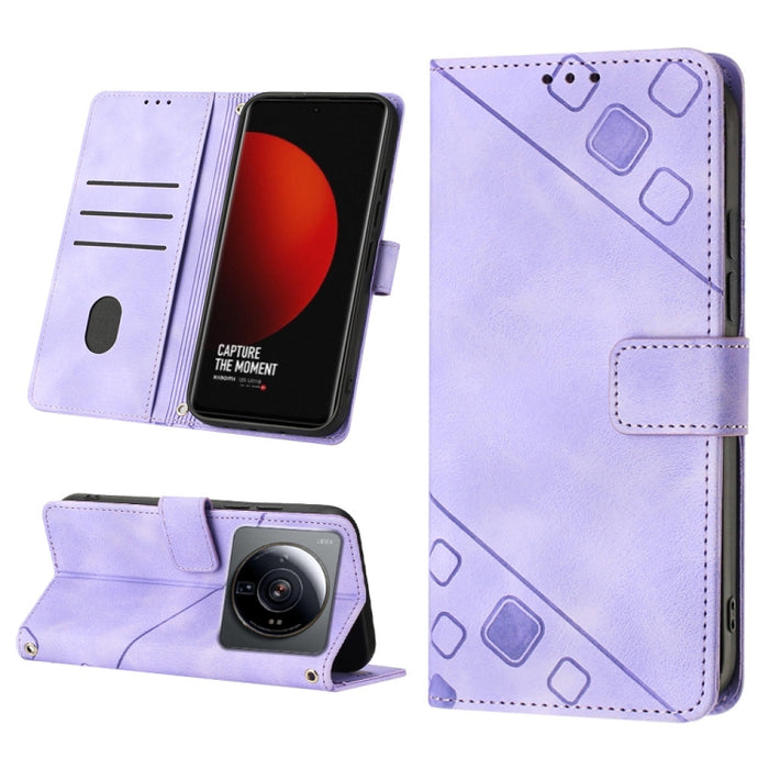 Estuche para teléfono de cuero en relieve con tacto de piel, For Xiaomi 12, For Xiaomi 12 Lite, For Xiaomi 12 Pro, For Xiaomi 12 Ultra / 12S Ultra, For Xiaomi Civi 2, For Xiaomi Poco C40, For Xiaomi Poco M4 5G / M5 4G, For Xiaomi Poco M4 Pro 4G        ...