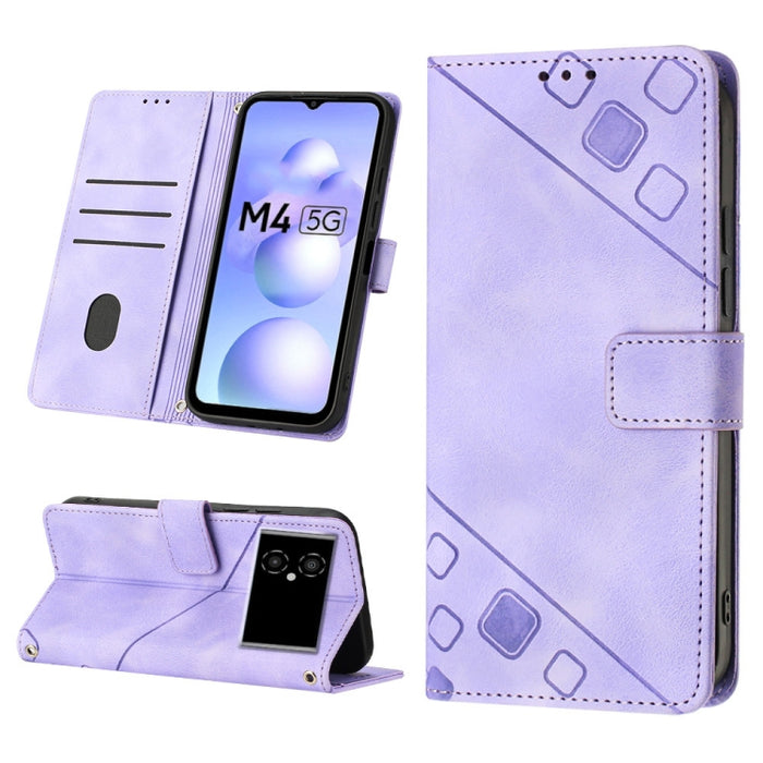 Estuche para teléfono de cuero en relieve con tacto de piel, For Xiaomi 12, For Xiaomi 12 Lite, For Xiaomi 12 Pro, For Xiaomi 12 Ultra / 12S Ultra, For Xiaomi Civi 2, For Xiaomi Poco C40, For Xiaomi Poco M4 5G / M5 4G, For Xiaomi Poco M4 Pro 4G        ...