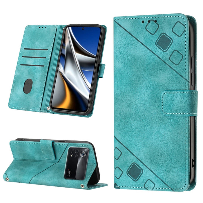 Estuche para teléfono de cuero en relieve con tacto de piel, For Xiaomi 12, For Xiaomi 12 Lite, For Xiaomi 12 Pro, For Xiaomi 12 Ultra / 12S Ultra, For Xiaomi Civi 2, For Xiaomi Poco C40, For Xiaomi Poco M4 5G / M5 4G, For Xiaomi Poco M4 Pro 4G        ...