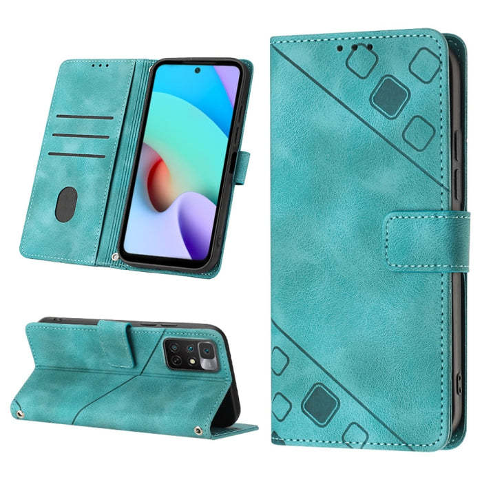 Estuche para teléfono de cuero en relieve con tacto de piel, For Xiaomi 12, For Xiaomi 12 Lite, For Xiaomi 12 Pro, For Xiaomi 12 Ultra / 12S Ultra, For Xiaomi Civi 2, For Xiaomi Poco C40, For Xiaomi Poco M4 5G / M5 4G, For Xiaomi Poco M4 Pro 4G        ...