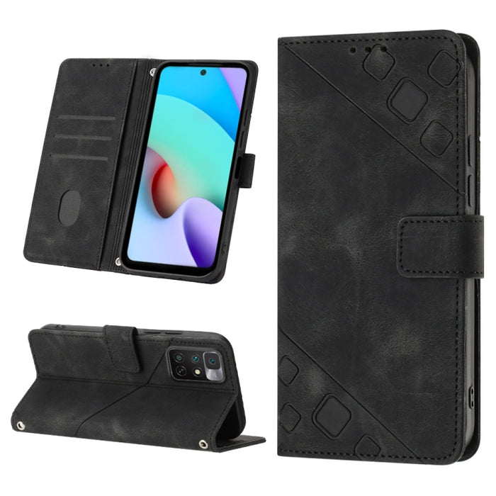 Estuche para teléfono de cuero en relieve con tacto de piel, For Xiaomi 12, For Xiaomi 12 Lite, For Xiaomi 12 Pro, For Xiaomi 12 Ultra / 12S Ultra, For Xiaomi Civi 2, For Xiaomi Poco C40, For Xiaomi Poco M4 5G / M5 4G, For Xiaomi Poco M4 Pro 4G        ...