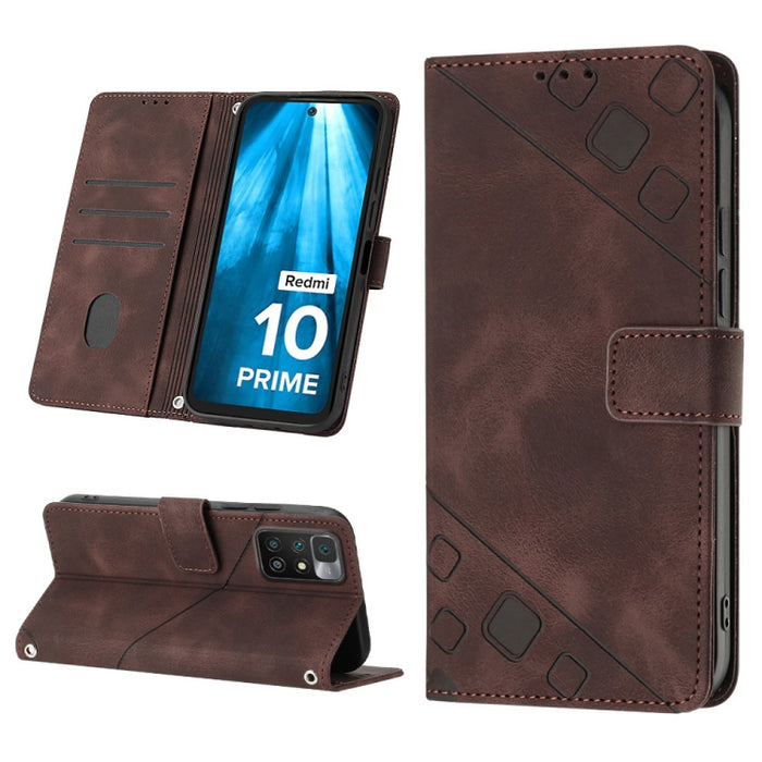 Estuche para teléfono de cuero en relieve con tacto de piel, For Xiaomi 12, For Xiaomi 12 Lite, For Xiaomi 12 Pro, For Xiaomi 12 Ultra / 12S Ultra, For Xiaomi Civi 2, For Xiaomi Poco C40, For Xiaomi Poco M4 5G / M5 4G, For Xiaomi Poco M4 Pro 4G        ...