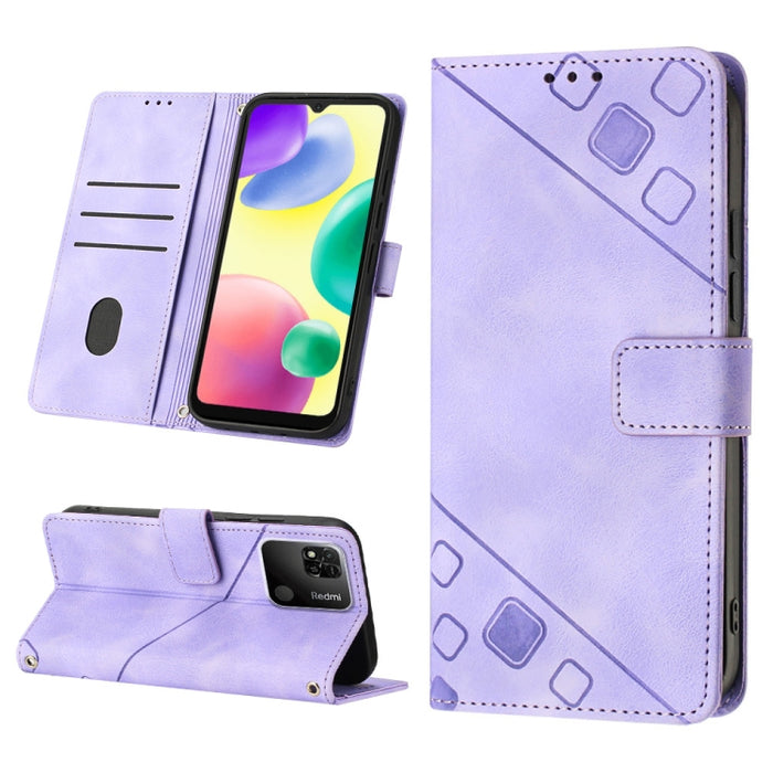 Estuche para teléfono de cuero en relieve con tacto de piel, For Xiaomi 12, For Xiaomi 12 Lite, For Xiaomi 12 Pro, For Xiaomi 12 Ultra / 12S Ultra, For Xiaomi Civi 2, For Xiaomi Poco C40, For Xiaomi Poco M4 5G / M5 4G, For Xiaomi Poco M4 Pro 4G        ...