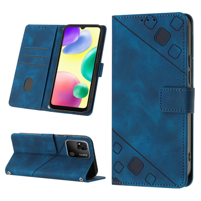 Estuche para teléfono de cuero en relieve con tacto de piel, For Xiaomi 12, For Xiaomi 12 Lite, For Xiaomi 12 Pro, For Xiaomi 12 Ultra / 12S Ultra, For Xiaomi Civi 2, For Xiaomi Poco C40, For Xiaomi Poco M4 5G / M5 4G, For Xiaomi Poco M4 Pro 4G        ...
