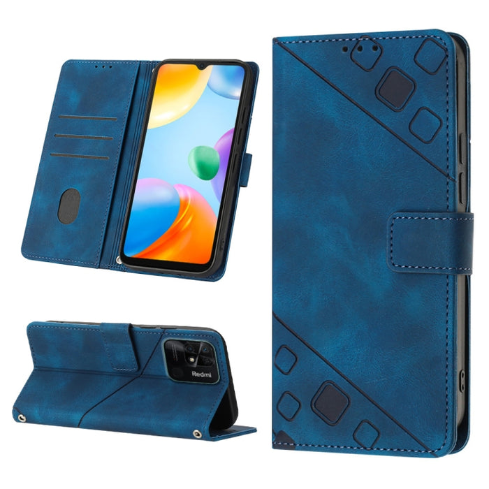 Estuche para teléfono de cuero en relieve con tacto de piel, For Xiaomi 12, For Xiaomi 12 Lite, For Xiaomi 12 Pro, For Xiaomi 12 Ultra / 12S Ultra, For Xiaomi Civi 2, For Xiaomi Poco C40, For Xiaomi Poco M4 5G / M5 4G, For Xiaomi Poco M4 Pro 4G        ...