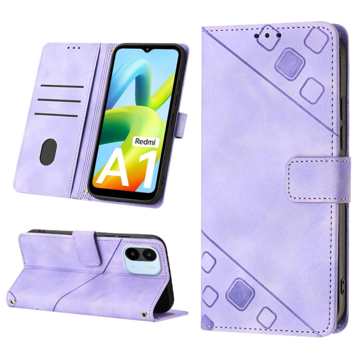 Estuche para teléfono de cuero en relieve con tacto de piel, For Xiaomi 12, For Xiaomi 12 Lite, For Xiaomi 12 Pro, For Xiaomi 12 Ultra / 12S Ultra, For Xiaomi Civi 2, For Xiaomi Poco C40, For Xiaomi Poco M4 5G / M5 4G, For Xiaomi Poco M4 Pro 4G        ...