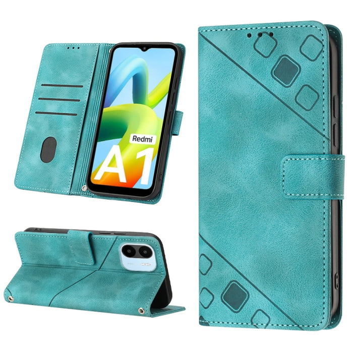 Estuche para teléfono de cuero en relieve con tacto de piel, For Xiaomi 12, For Xiaomi 12 Lite, For Xiaomi 12 Pro, For Xiaomi 12 Ultra / 12S Ultra, For Xiaomi Civi 2, For Xiaomi Poco C40, For Xiaomi Poco M4 5G / M5 4G, For Xiaomi Poco M4 Pro 4G        ...