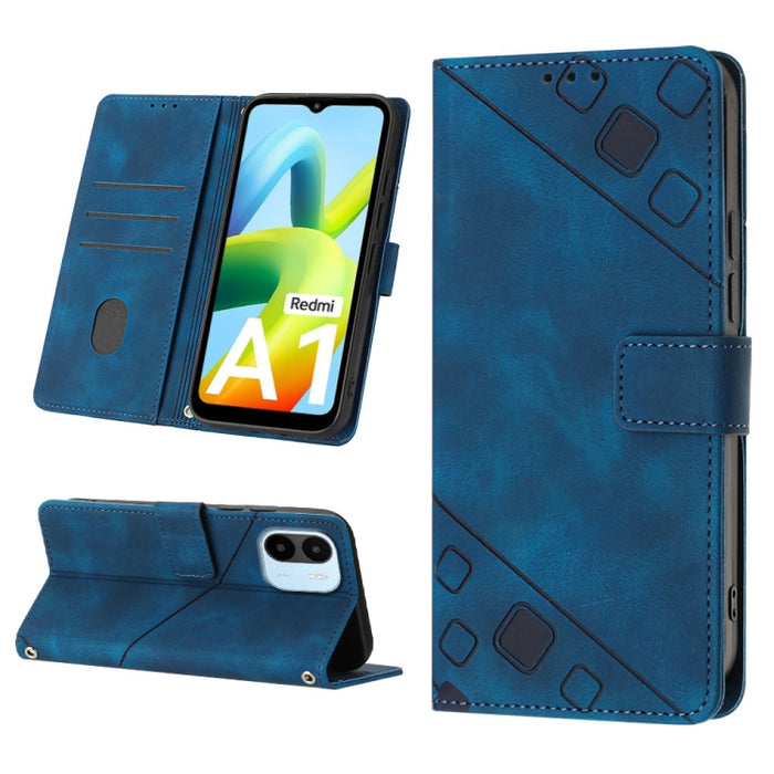 Estuche para teléfono de cuero en relieve con tacto de piel, For Xiaomi 12, For Xiaomi 12 Lite, For Xiaomi 12 Pro, For Xiaomi 12 Ultra / 12S Ultra, For Xiaomi Civi 2, For Xiaomi Poco C40, For Xiaomi Poco M4 5G / M5 4G, For Xiaomi Poco M4 Pro 4G        ...