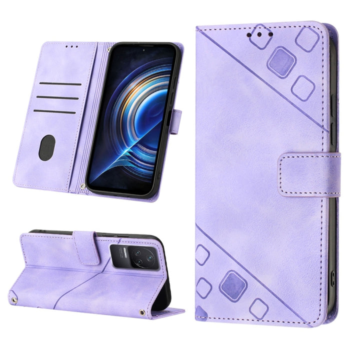 Estuche para teléfono de cuero en relieve con tacto de piel, For Xiaomi 12, For Xiaomi 12 Lite, For Xiaomi 12 Pro, For Xiaomi 12 Ultra / 12S Ultra, For Xiaomi Civi 2, For Xiaomi Poco C40, For Xiaomi Poco M4 5G / M5 4G, For Xiaomi Poco M4 Pro 4G        ...