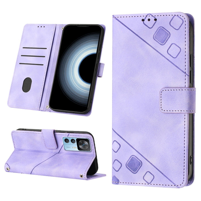 Estuche para teléfono de cuero en relieve con tacto de piel, For Xiaomi 12, For Xiaomi 12 Lite, For Xiaomi 12 Pro, For Xiaomi 12 Ultra / 12S Ultra, For Xiaomi Civi 2, For Xiaomi Poco C40, For Xiaomi Poco M4 5G / M5 4G, For Xiaomi Poco M4 Pro 4G        ...