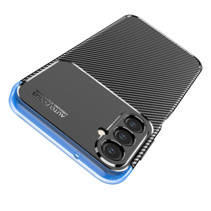 Funda de teléfono TPU a prueba de golpes con textura de fibra de carbono, For Samsung Galaxy A24 4G, For Xiaomi Redmi Note 12 Pro Speed
