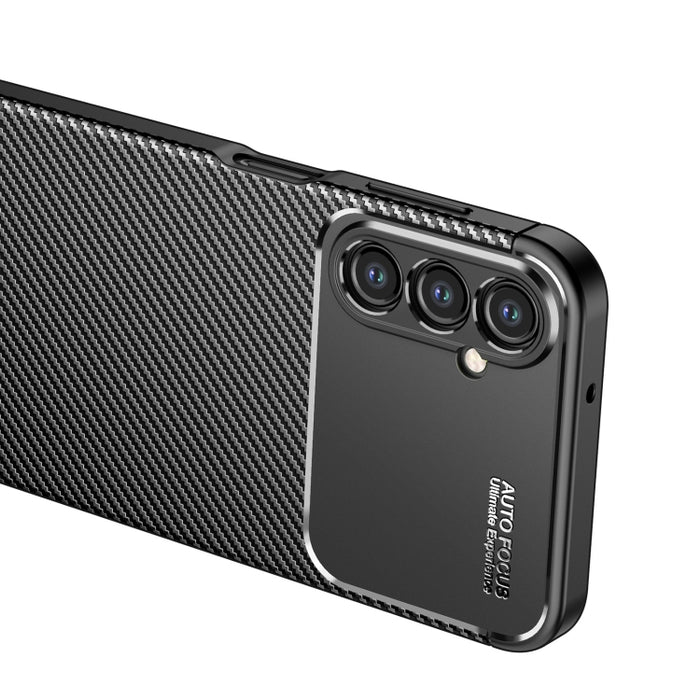 Funda de teléfono TPU a prueba de golpes con textura de fibra de carbono, For Samsung Galaxy A24 4G, For Xiaomi Redmi Note 12 Pro Speed