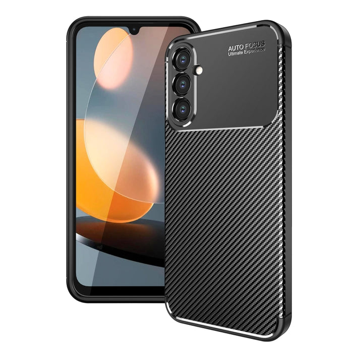 Funda de teléfono TPU a prueba de golpes con textura de fibra de carbono, For Samsung Galaxy A24 4G, For Xiaomi Redmi Note 12 Pro Speed