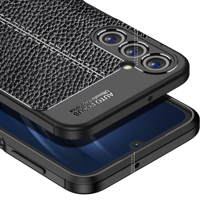 Funda de teléfono TPU a prueba de golpes con textura Litchi, For Samsung Galaxy A24 4G, For Xiaomi Redmi Note 12 Pro Speed, For Realme GT Neo 5